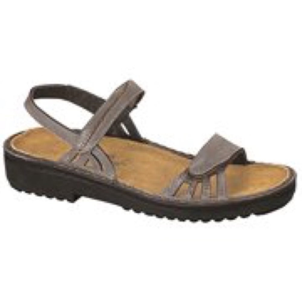 NAOT METALLIC RUTHY CHERRY SANDALS
